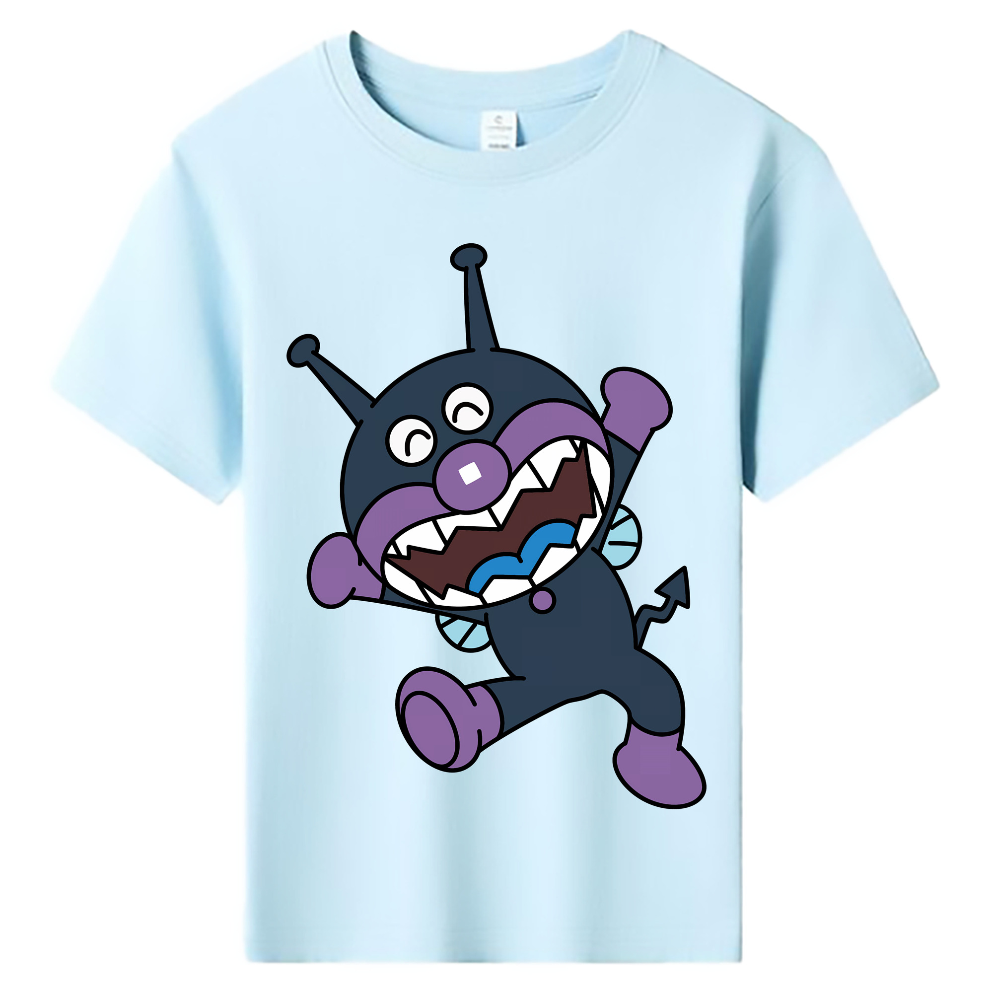 （画像用） アンパンマン Anpanman 綿100％キッズTシャツ（フロントプリント）